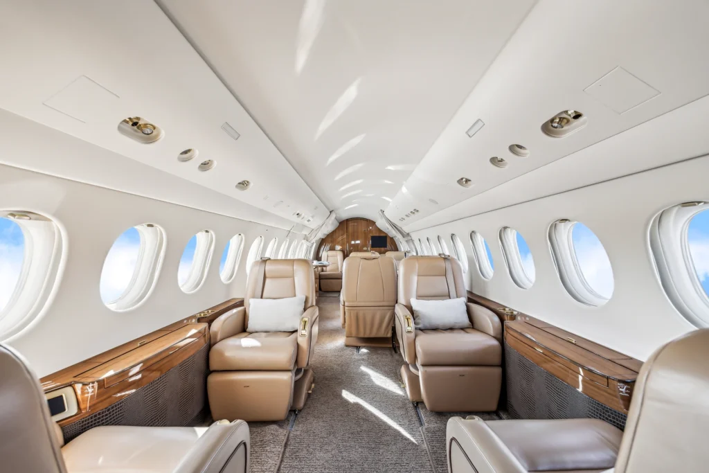 Sunwest Aviation, Falcon 7X Interior