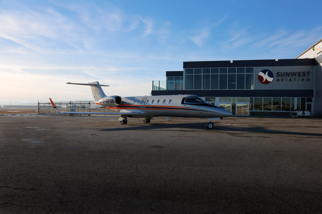 Learjet 45, C-GPDB, Sunwest Aviation